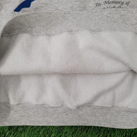 Vintage 1998 Santee Steven-Blues Sweatshirt Womens XL 26x27 Baggy Gray - Picture 12 of 14